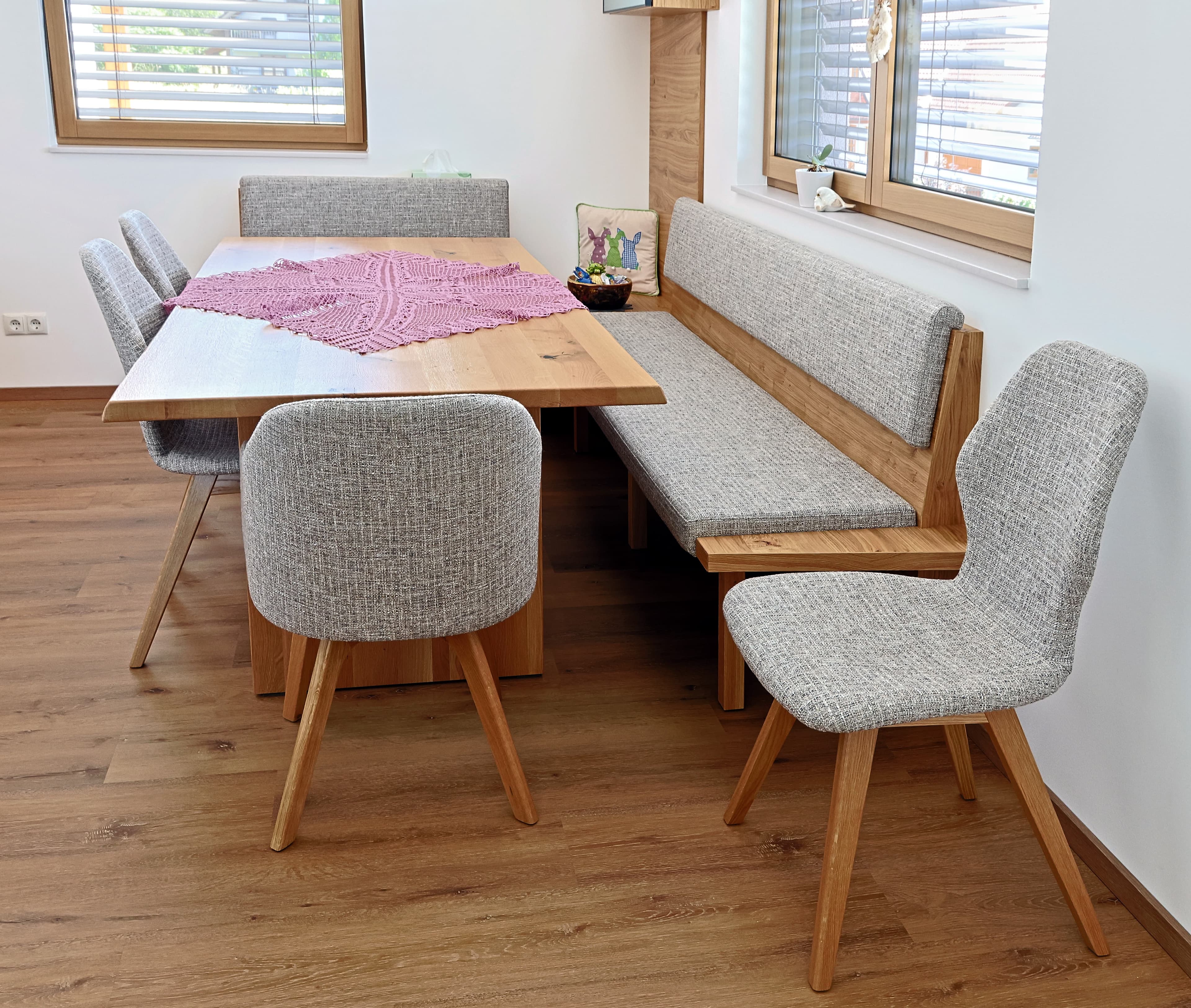 Esstisch aus massiver Eiche - Bild 2